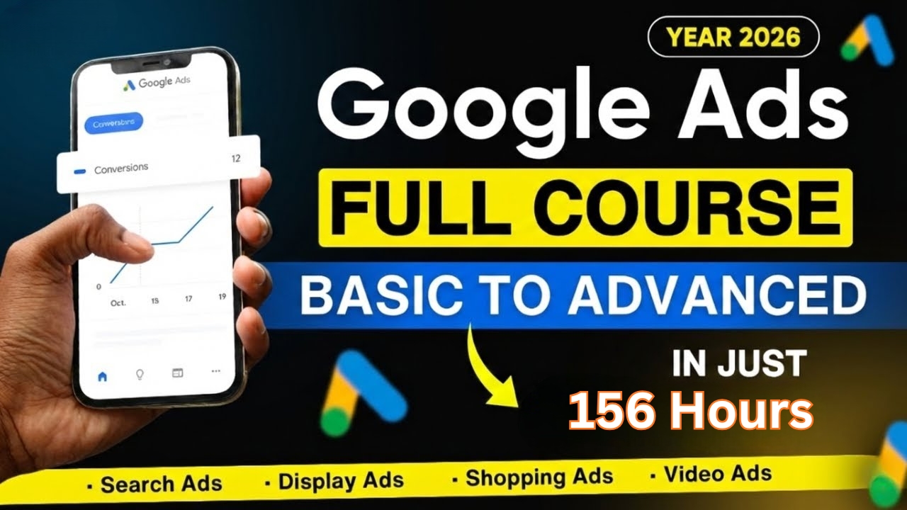 📘 Google Ads Complete Course Syllabus (26 Days)