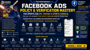 Facebook Ads Policy & Verification Mastery for Sports Ads (IPL, Fantasy & Sports Funnels)