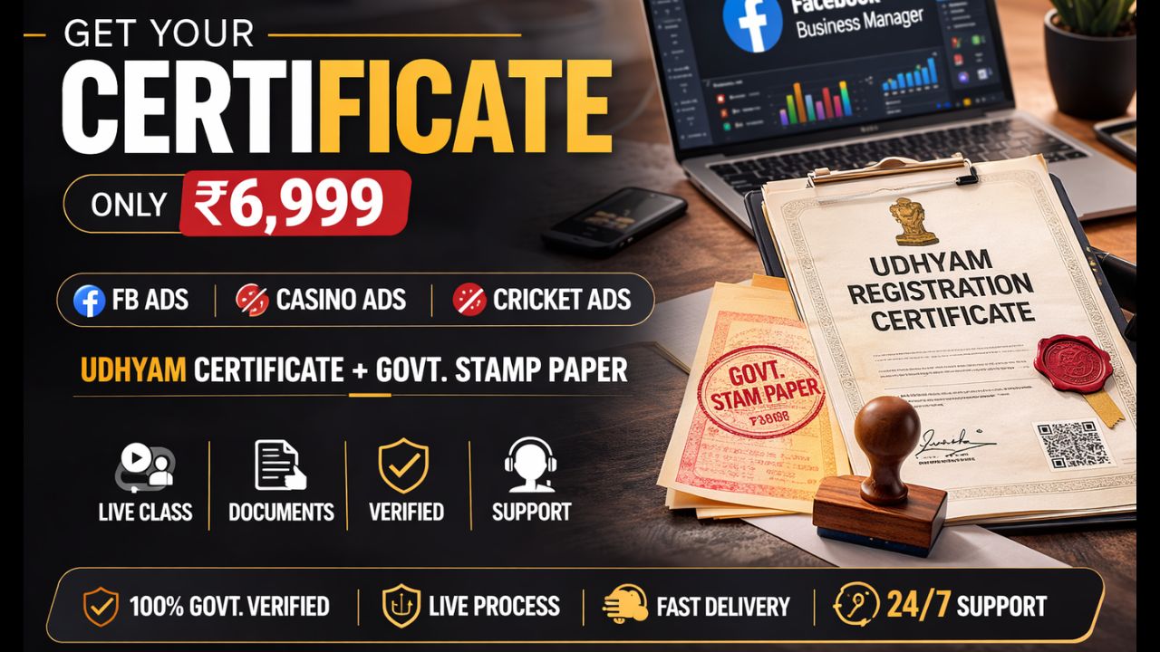 Complete FB Ads Verification | Casino, Cricket, Colour Prediction & Stock Market Ads Approval