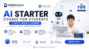 AI Starter Course for Students (3 Days Crash Course) – ₹99 Only